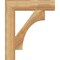 Ekena Millwork Westlake Block Rough Sawn Bracket, Western Red Cedar, 4"W x 20"D x 24"H BKT04X20X24WTL05RWR - alternate 2